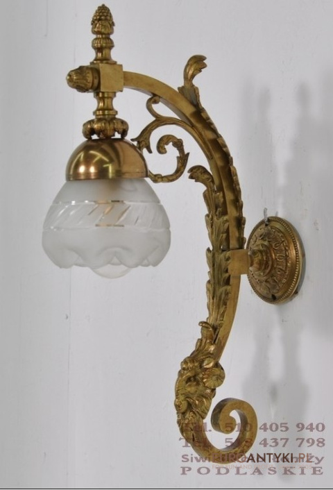 DUZY KINKIET LAMPKA ART NOUVEAU SECESJA JUGENDSTIL