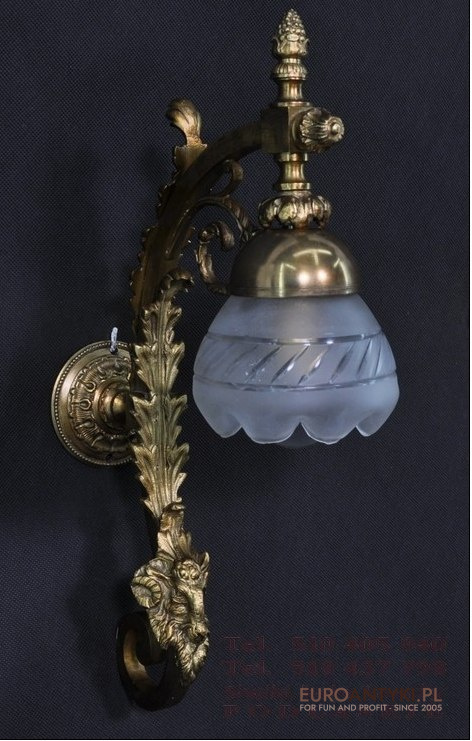 DUZY KINKIET LAMPKA ART NOUVEAU SECESJA JUGENDSTIL