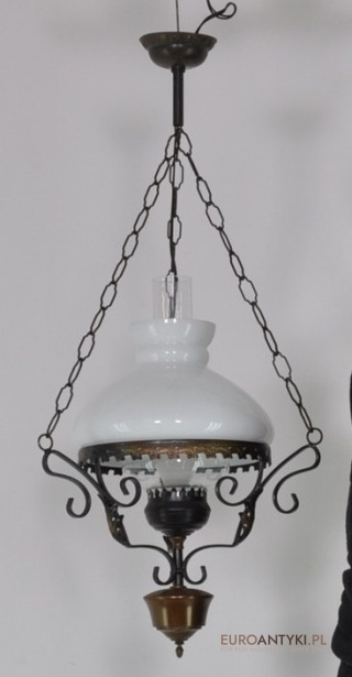 DUZY KUTY ZYRANDOL KUTA LAMPA SUFITOWA VINTAGE OLD