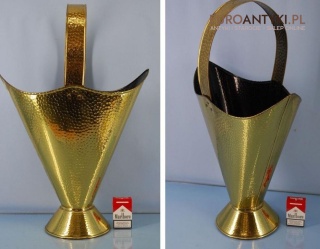 DUZY POJEMNIK OZDOBNY parasolnik MOSIADZ