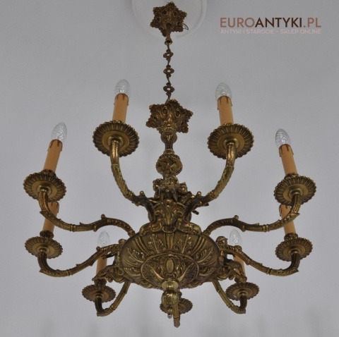 Zabytkowy żyrandol do pałacu zamku antyk do dworu barok rokoko