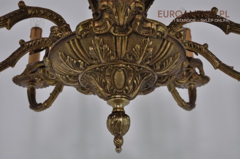 Zabytkowy żyrandol do pałacu zamku antyk do dworu barok rokoko