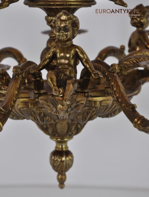 Zabytkowy żyrandol do pałacu zamku antyk do dworu barok rokoko