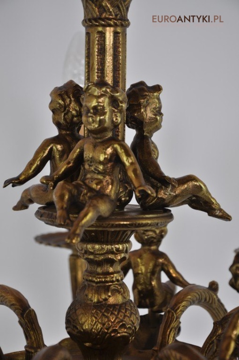 Zabytkowy żyrandol do pałacu zamku antyk do dworu barok rokoko