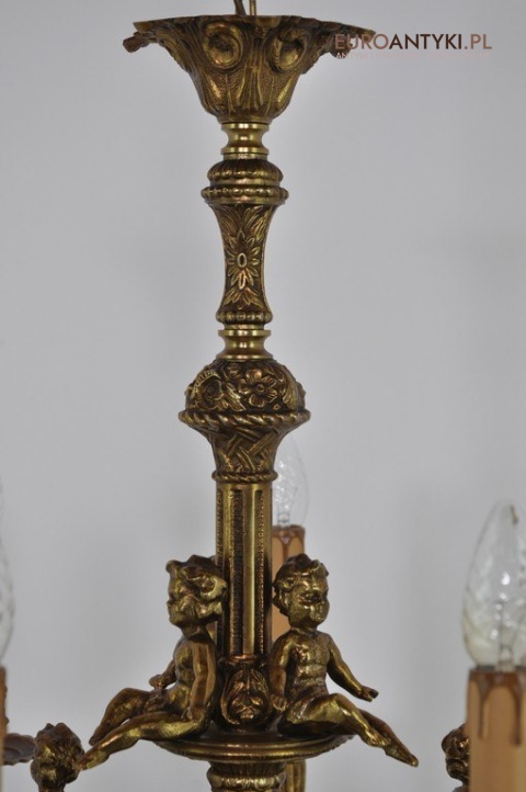 Zabytkowy żyrandol do pałacu zamku antyk do dworu barok rokoko