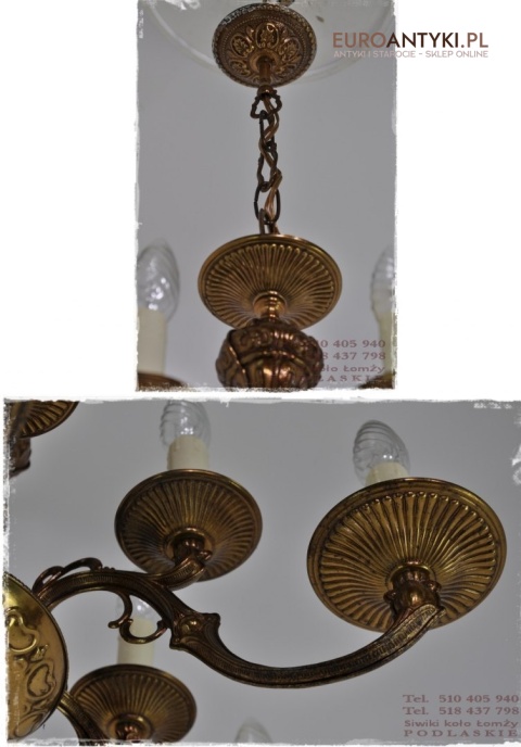 GABINETOWY ZYRANDOL EMPIRE EMPIR STYL ANGIELSKI XL