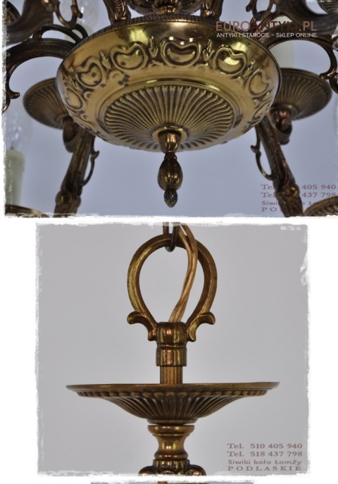 GABINETOWY ZYRANDOL EMPIRE EMPIR STYL ANGIELSKI XL