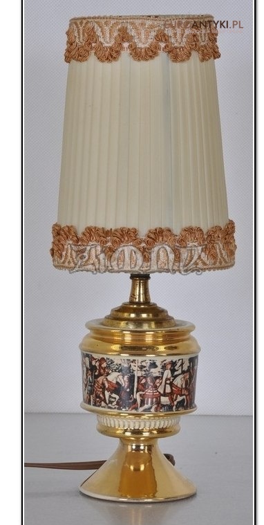 LAMPKA LAMPA Z PORCELANY WLOSKA FLORENTINE