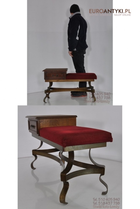 SIEDZISKO KRZESLO LAWA DO GANKU GANKA HOLU ANTYK