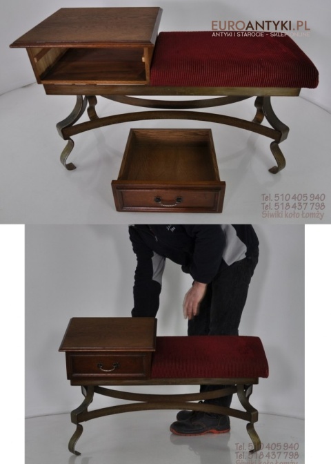 SIEDZISKO KRZESLO LAWA DO GANKU GANKA HOLU ANTYK