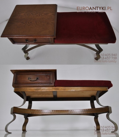 SIEDZISKO KRZESLO LAWA DO GANKU GANKA HOLU ANTYK