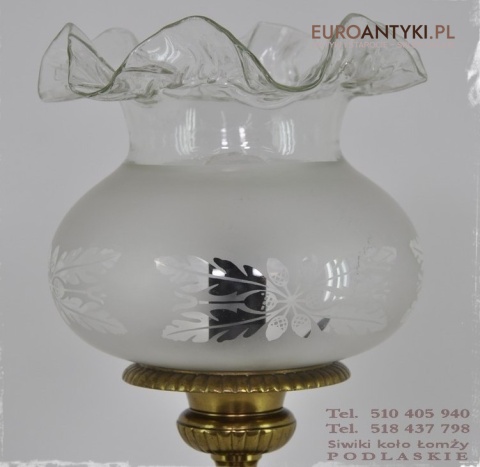 STARA LAMPA LAMPKA Z MOTYWEM JEZUSA JEZUS MARYIA