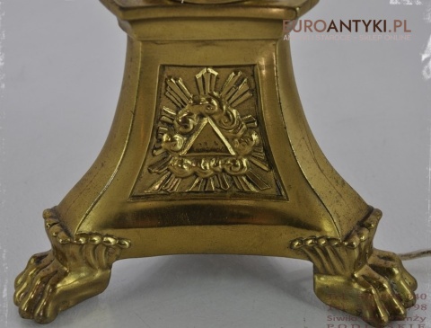 STARA LAMPA LAMPKA Z MOTYWEM JEZUSA JEZUS MARYIA