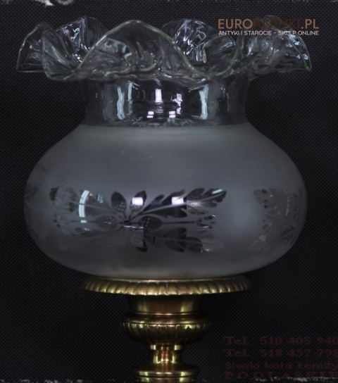 STARA LAMPA LAMPKA Z MOTYWEM JEZUSA JEZUS MARYIA