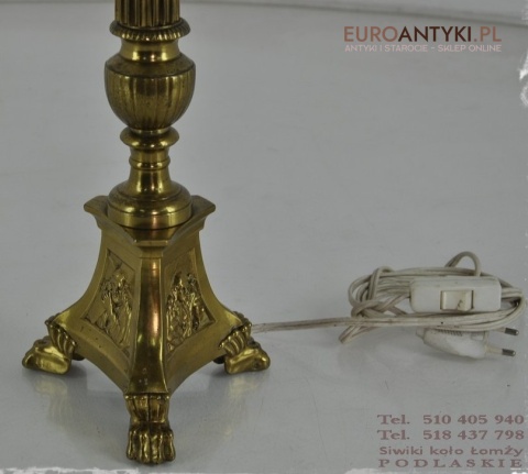 STARA LAMPA LAMPKA Z MOTYWEM JEZUSA JEZUS MARYIA