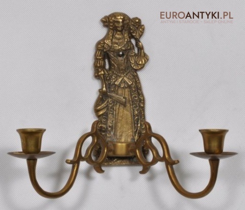 STARY DUZY SWIECZNIK na 2 swiece