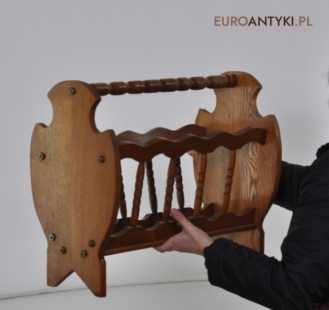 STARY GAZETNIK STOJAK NA GAZETY GAZETOWNIK GOSPODA