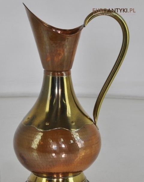 STARY MIEDZIANY DZBANEK FLAKON FLAKONIK ANTYK