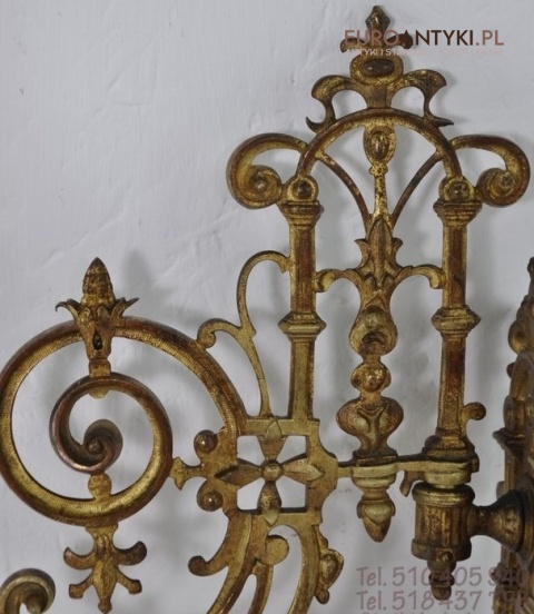 STARY SWIECZNIK Z LAT 1850-1900 ANTYK Z PALACU