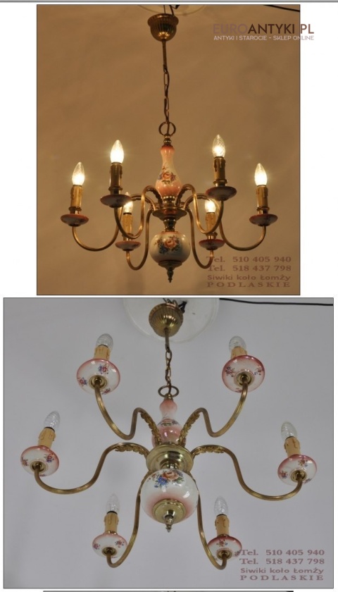 STARY ZYRANDOL PROWANSALSKI LAMPA PROWANSALSKA XL