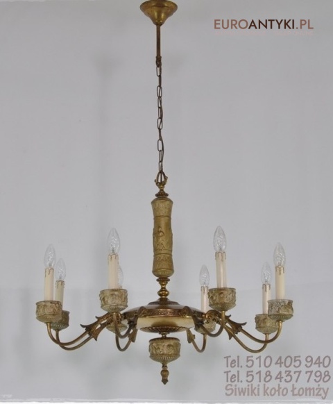 XL DUZY STARY ZYRANDOL GRECKI GRECKIE MOTYWY ANTYK