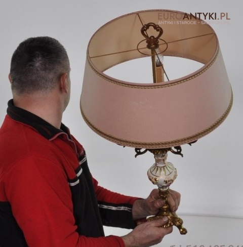 DUZA STARA LAMPA EMPIRE EMPIR WIKTORIANSKA ANTYK