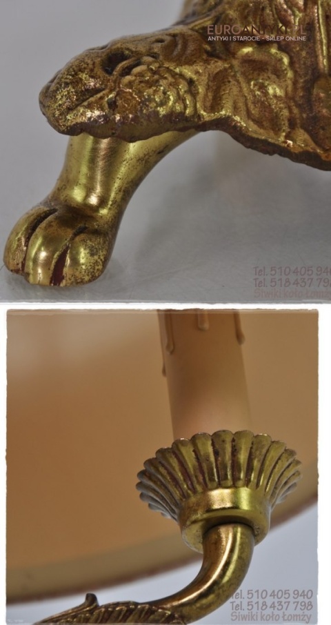 DUZA STARA LAMPA EMPIRE EMPIR WIKTORIANSKA ANTYK