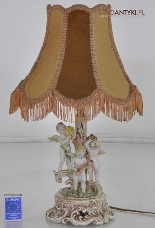 LAMPKA LAMPA BABCINA Z ANIOLKAMI ANIOLKI