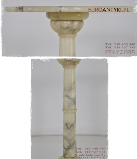 MARMUROWY STOJAK STOJACZEK KWIETNIK PIEDESTAL