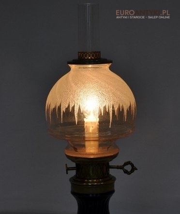 RICHELIEU FRANCJA LAMPA PORCELANA paint a la main