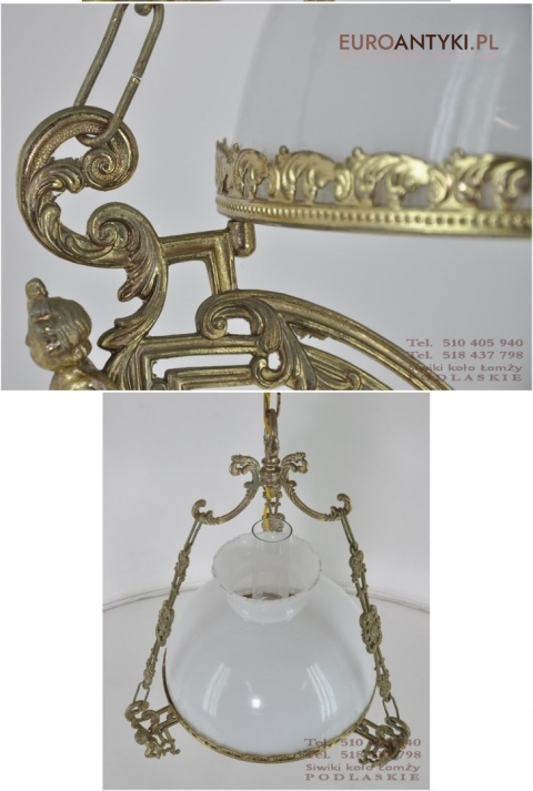 SREBRNO ZLOTA LAMPKA LAMPA ZYRANDOL VINTAGE LAMP