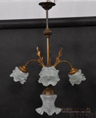 STARA LAMPA SECESYJNA JUGENDSTIL ART NOUVEAU ANTYK