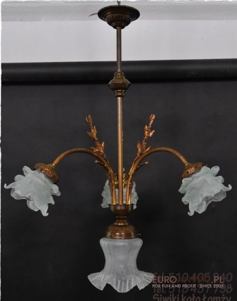 STARA LAMPA SECESYJNA JUGENDSTIL ART NOUVEAU ANTYK