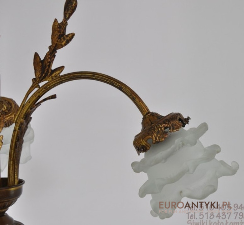 STARA LAMPA SECESYJNA JUGENDSTIL ART NOUVEAU ANTYK