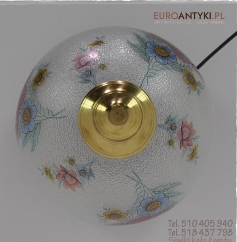 STARA LAMPKA LAMPA SZKLANA KULA DO GANKA HOLU