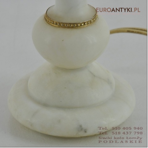 STARA MARMUROWA LAMPKA LAMPA VINTAGE MARMUR