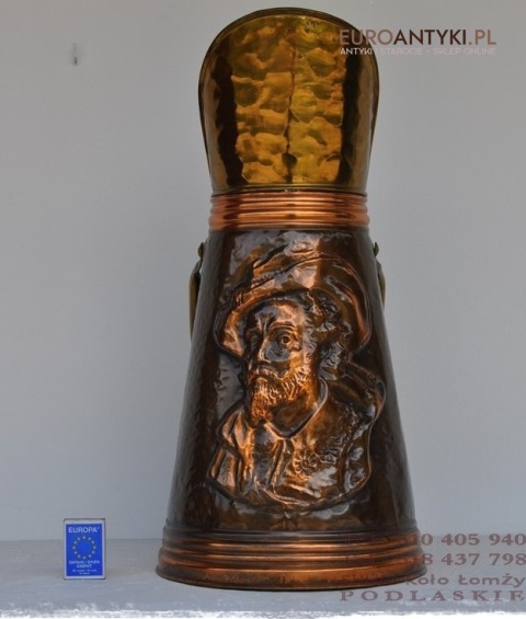 STARA OZDOBNA WEGLARKA POJEMNIK NA PARASOLE RUBENS