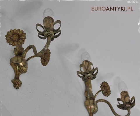 STARE KINKIETY SREBRNY KOLOR SATARE SREBRO LAMPKI