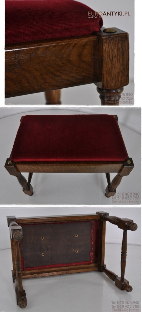 STARE SIEDZISKO STOLECZEK STOLEK DO PIANINA