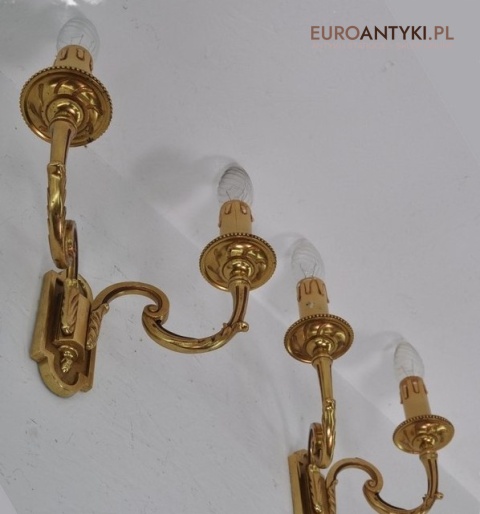 STARE ZLOTE KINKIETY EMPIRE EMPIR STYL ANGIELSKI