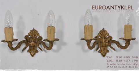 STARE ZLOTE KINKIETY EMPIRE EMPIR STYL ANGIELSKI