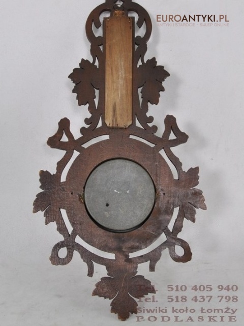 STARY BAROMETR TERMOMETR STACJA POGODOWA POGODY