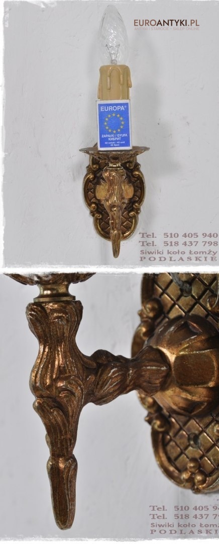 STARY KINKIET LAMPKA LAMPA NA SCIANE VINTAGE