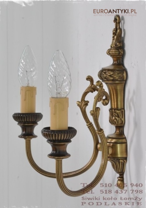 STARY KINKIET LAMPKA LAMPA