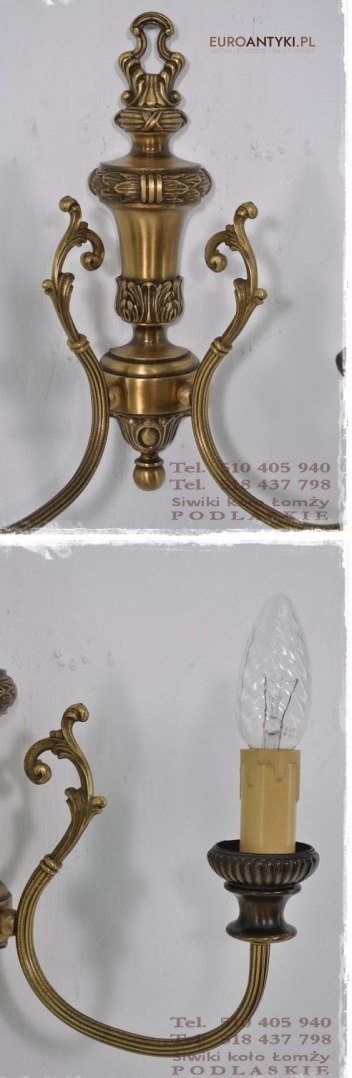 STARY KINKIET LAMPKA LAMPA