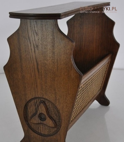 STARY STOJAK STOLICZEK NA GAZETY GAZETNIK VINTAGE