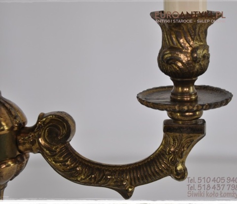 XL ANTYK DUZA STARA LAMPA LAMPKA BAROK ROKOKO