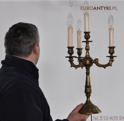 XL ANTYK DUZA STARA LAMPA LAMPKA BAROK ROKOKO