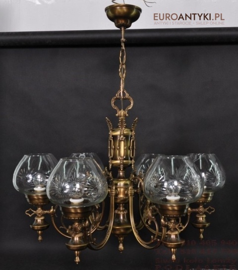 XL DUZY STARY ZYRANDOL EMPIRE EMPIR ANGLIA