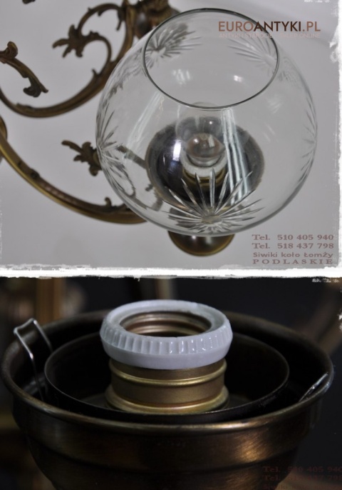 XL DUZY STARY ZYRANDOL EMPIRE EMPIR ANGLIA